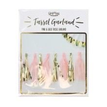 1 Tassel Garland - Pink & Gold
