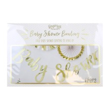 1 Backdrop - Baby Shower - Gold