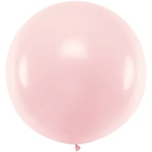 1 Riesenballon - Ø 1m - Pastell - Rosa