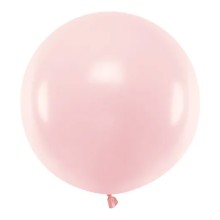 1 Riesenballon - Ø 60cm - Pastell - Rosa