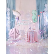 1 Kugelballon - Transparent Rosa