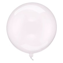 1 Kugelballon - Transparent Rosa