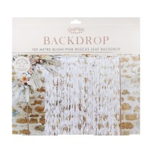 1 Backdrop - Blush ruscus leaf backdrop