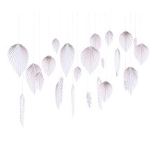 25 Backdrop - Palm Leaf Fans - Blush