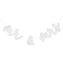 1 Bunting - Mr & Mrs - Acrylic