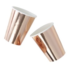 8 Paper Cups - Cup - Rose Gold
