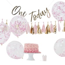 1 Cake Smash Kit - Girl - Dekoset 1. Geburtstag