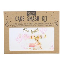 1 Cake Smash Kit - Girl - Dekoset 1. Geburtstag
