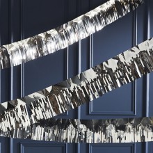 1 Garland - Fringe Foil - Silver