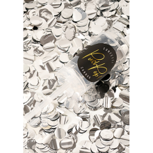 1 Konfetti Push Pop - Silber