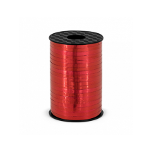 1 Ballonband - Metallic - Rot