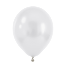 50 Luftballons - Ø30 cm - Pearl White