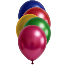 50 Luftballons - Ø30 cm - Metallic Assorted