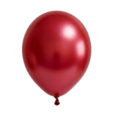 50 Luftballons - Ø30 cm - Metallic Red