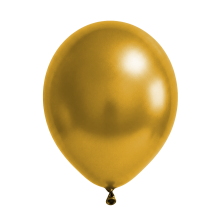 50 Luftballons - Ø30 cm - Metallic Gold
