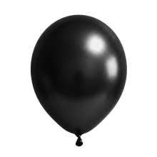 50 Luftballons - Ø30 cm - Metallic Black