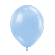 50 Luftballons - Ø30 cm - Pastel Matte Blue