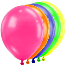 25 Luftballons - Ø46 cm - Neon Assorted