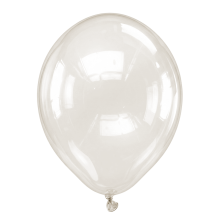 25 Luftballons - Ø46 cm - Crystal Clear