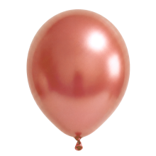 25 Luftballons - Ø46 cm - Metallic Rose Gold