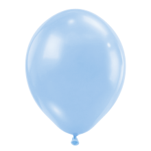 25 Luftballons - Ø46 cm - Pastel Matte Blue