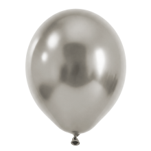 15 Luftballons - Ø46 cm - Reflex - Silver
