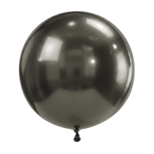 3 Luftballons - Ø61 cm - Silk Midnight Grey
