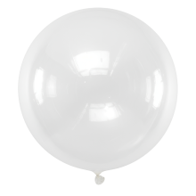 2 Luftballons - Ø91 cm-Crystal Clear