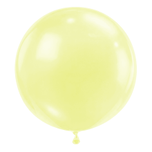 2 Luftballons - Ø91 cm - Pastel Matte Yellow