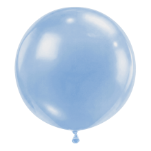 2 Luftballons - Ø91 cm - Pastel Matte Blue