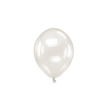 50 Luftballons - Ø12 cm - Crystal Clear