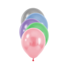 50 Luftballons - Ø12 cm - Pearl Assorted