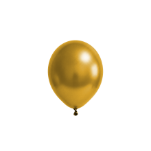 50 Luftballons - Ø12 cm - Metallic Gold