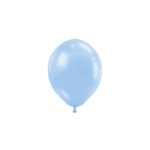 50 Luftballons - Ø12 cm - Pastel Matte Blue