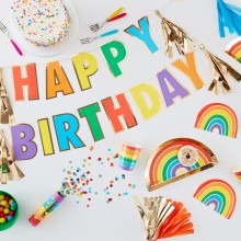 5 Balloons - Confetti Balloon - Happy Birthday