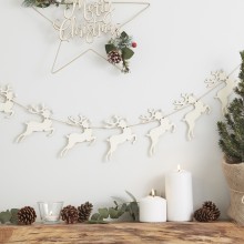 1 Bunting - Wooden Stag Bunting