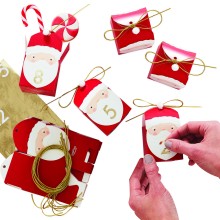 25 Advent Boxes - Santa Shaped