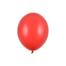 100 Luftballons - Ø 23cm - Pastell Poppy Red