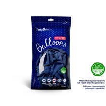 100 Luftballons - Ø 23cm - Pastell Blue