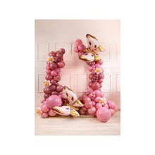 100 Luftballons - Ø 23cm - Pastell Burgund