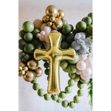 100 Luftballons - Ø 23cm - Pastell Rosemary Green