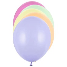 10 Luftballons - Ø 27cm - Pastell Mix Light