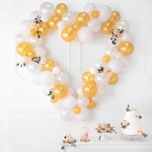 10 Luftballons - Ø 27cm - Pastell Pure White