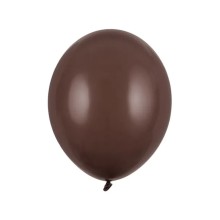 100 Luftballons - Ø 27cm - Pastell Cocoa Brown