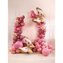 10 Luftballons - Ø 27cm - Pastell Wild Rose