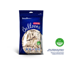 100 Miniballons - Ø 12cm - Pastel Light Nude