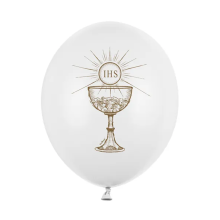 6 Luftballons - Ø 30cm - IHS - Pastel Pure White