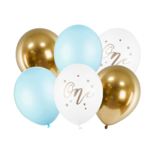 6 Motivballons - Ø 30cm - SET - ONE Boyish