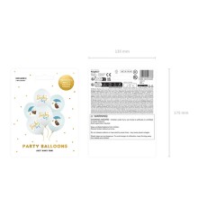 6 Motivballons - Ø 30 cm - Baby boy