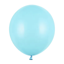 25 Luftballons - Ø 43cm - Pastel Light Blue